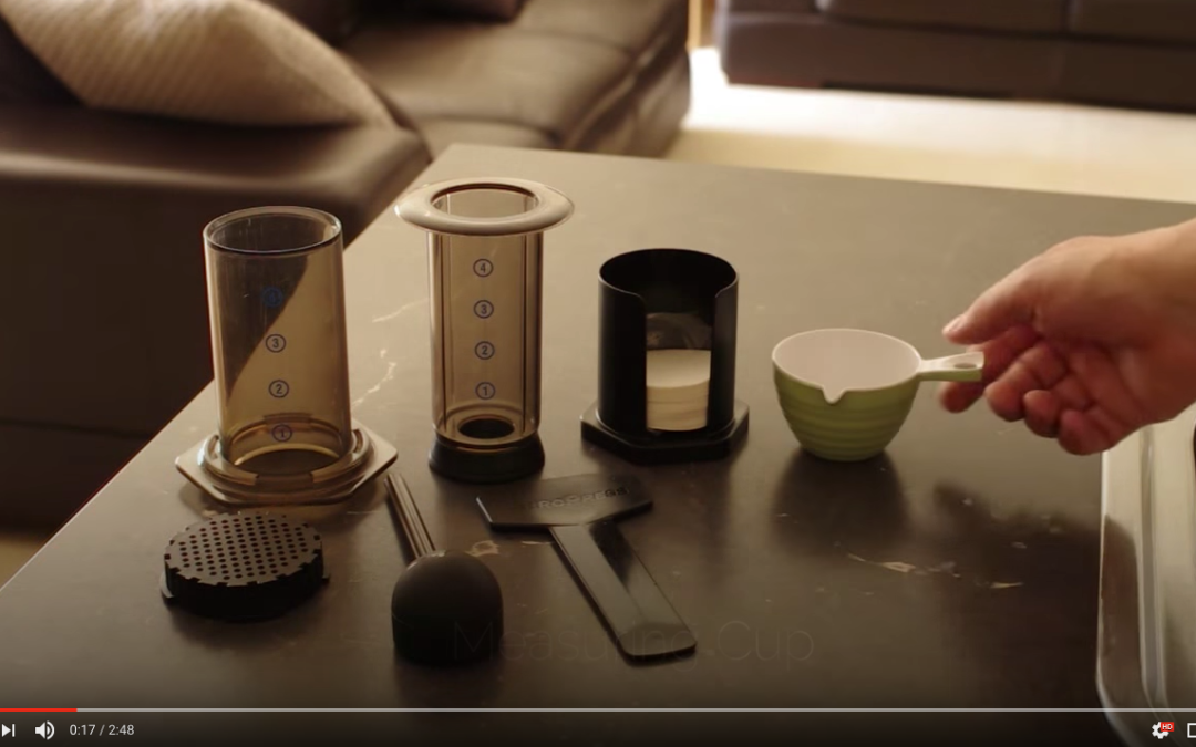 Using an AeroPress Coffee Maker
