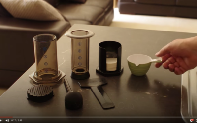 Using an AeroPress Coffee Maker
